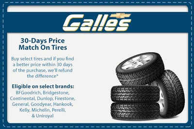 30-Day Price Match on Tires