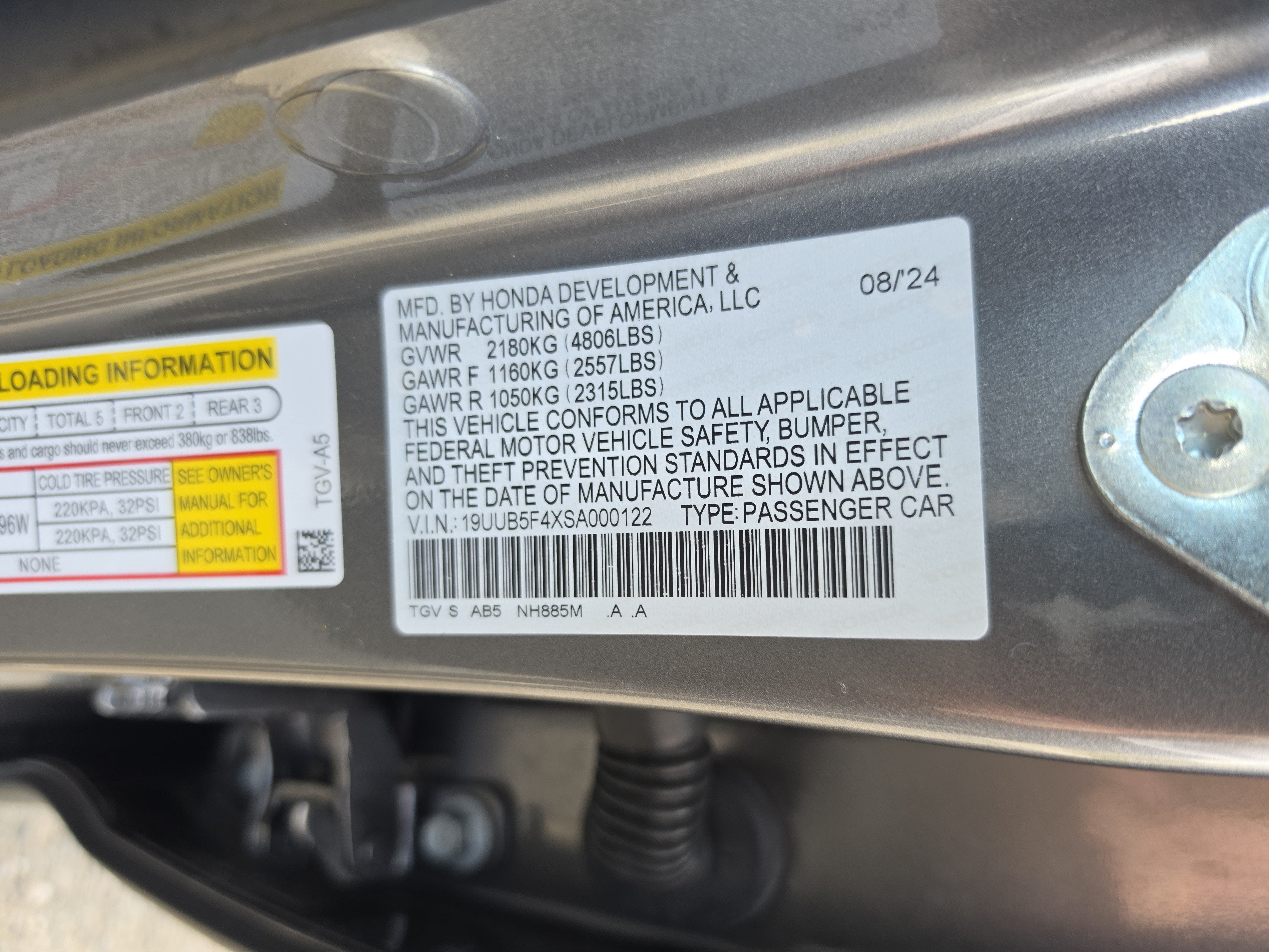 2025 Acura TLX Technology Package