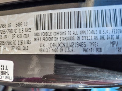 2020 Jeep Wrangler Recon