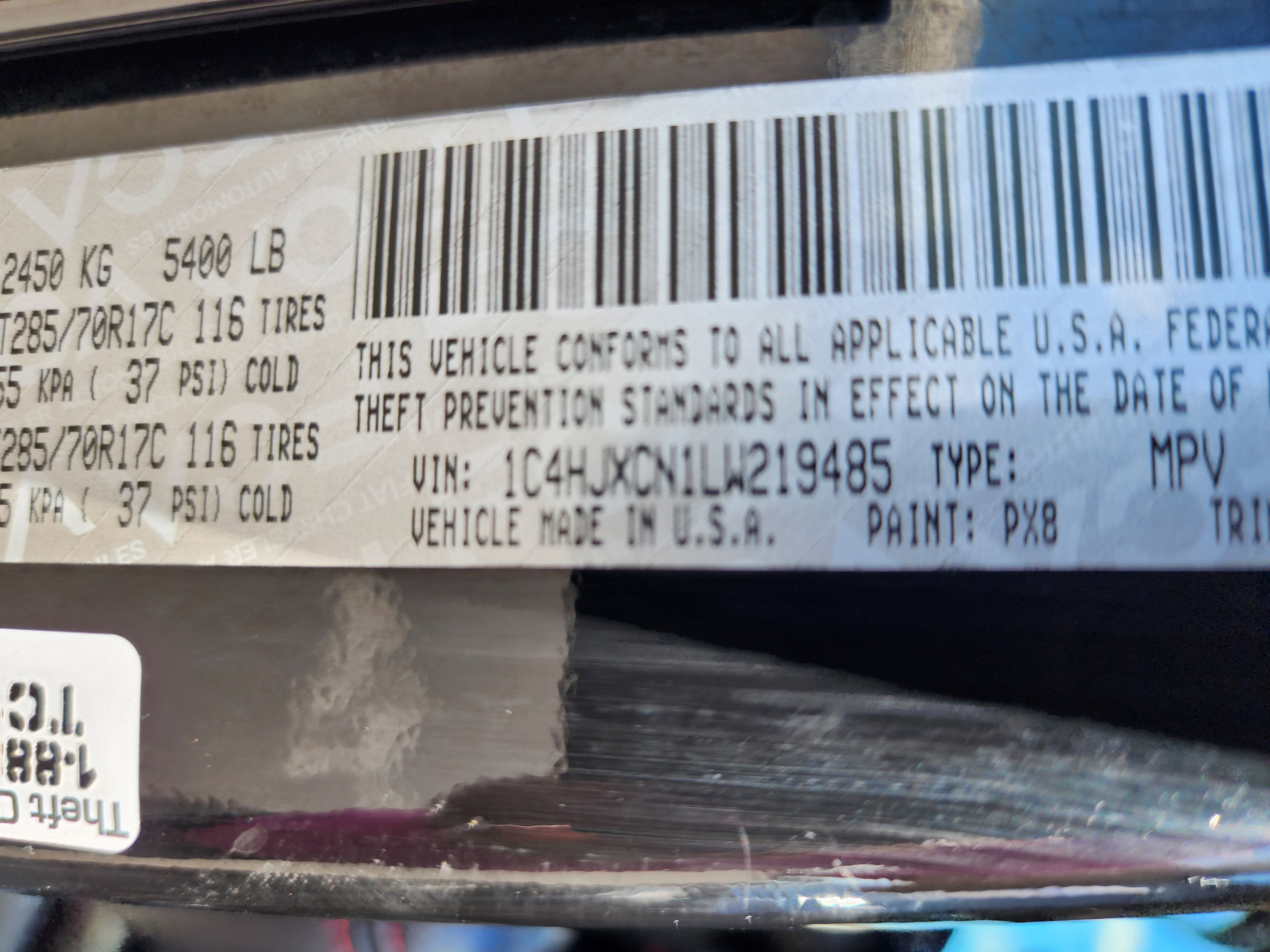 2020 Jeep Wrangler Recon