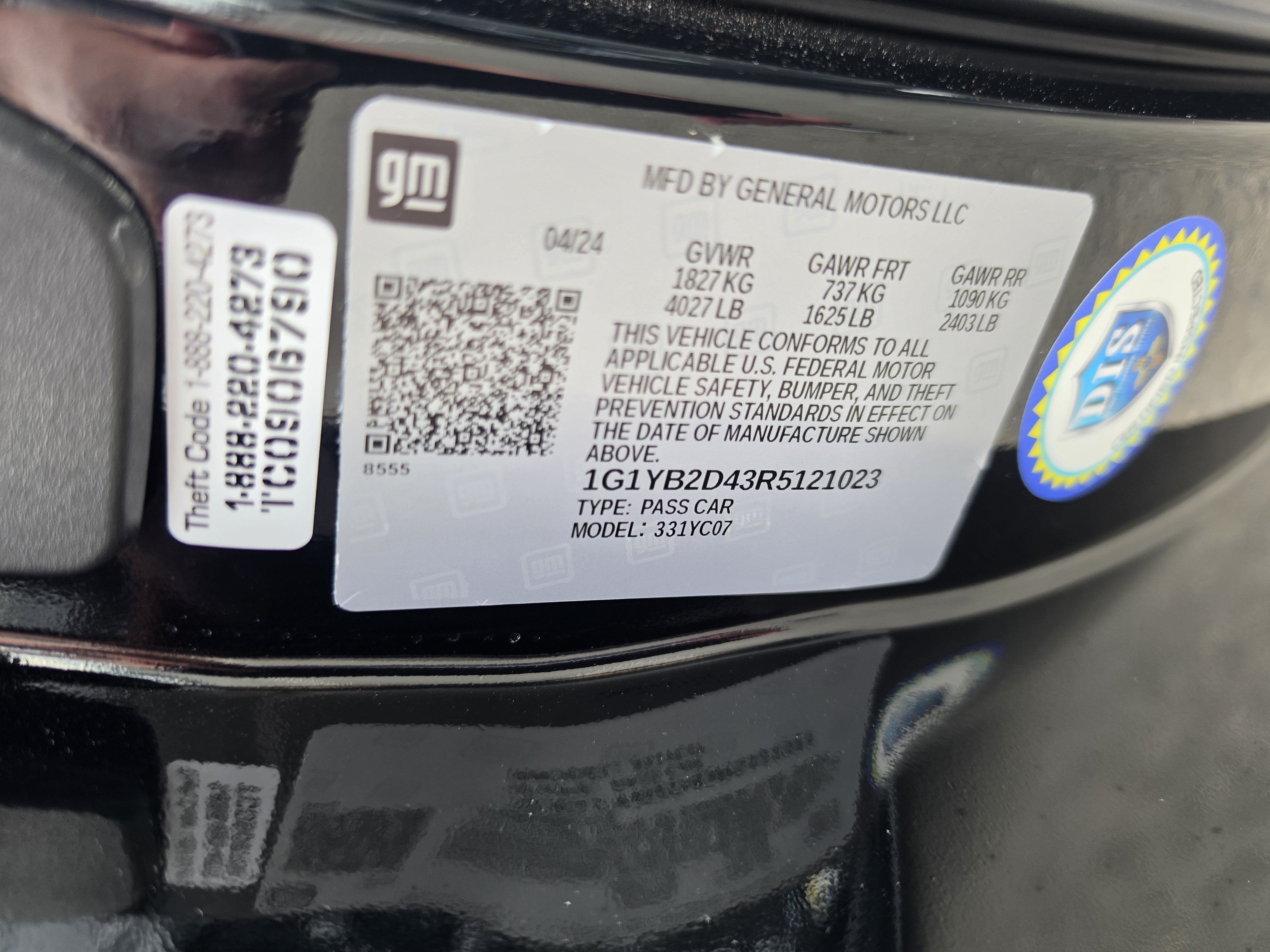 2024 Chevrolet Corvette Stingray 2LT