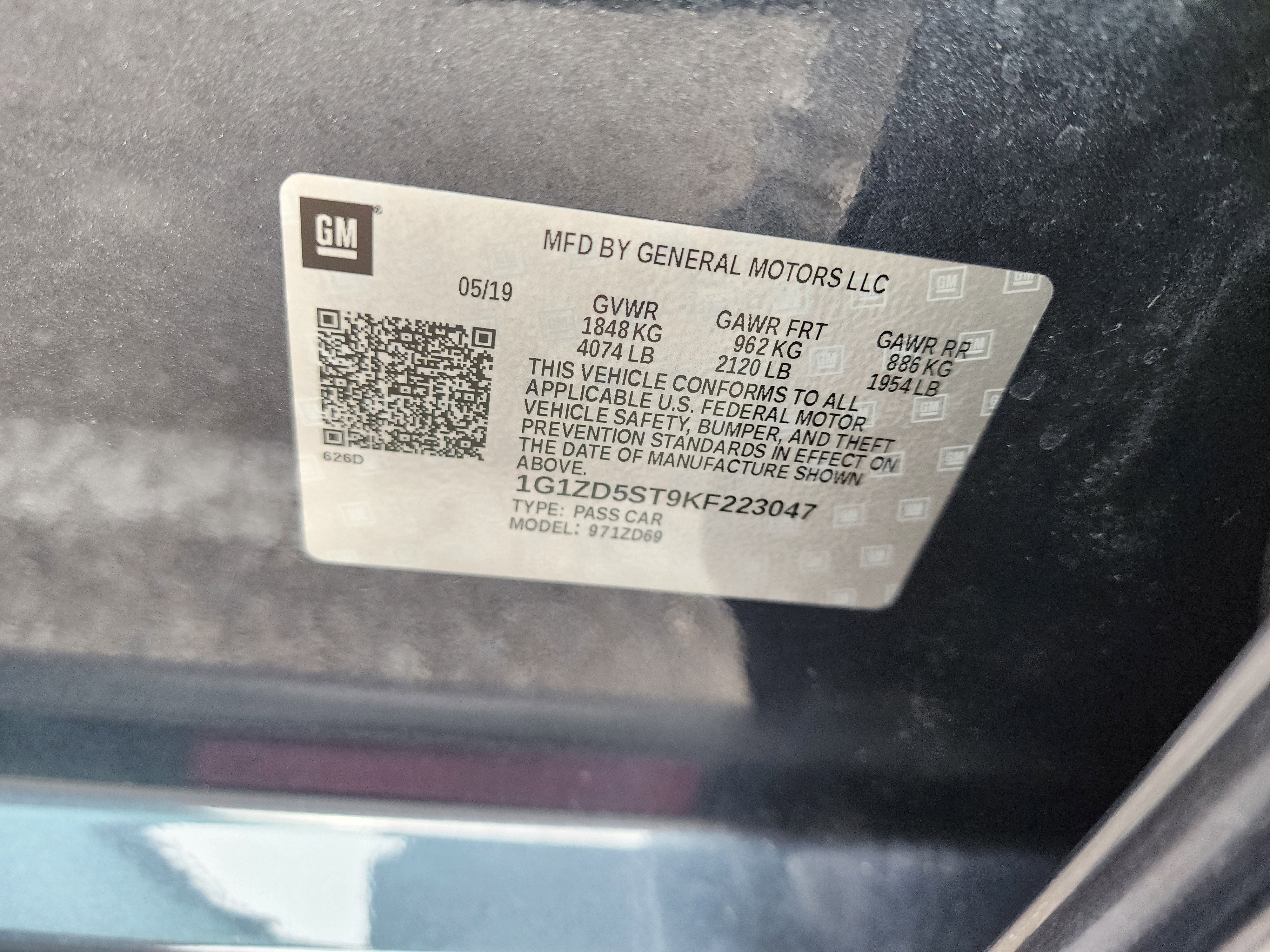 2019 Chevrolet Malibu LT