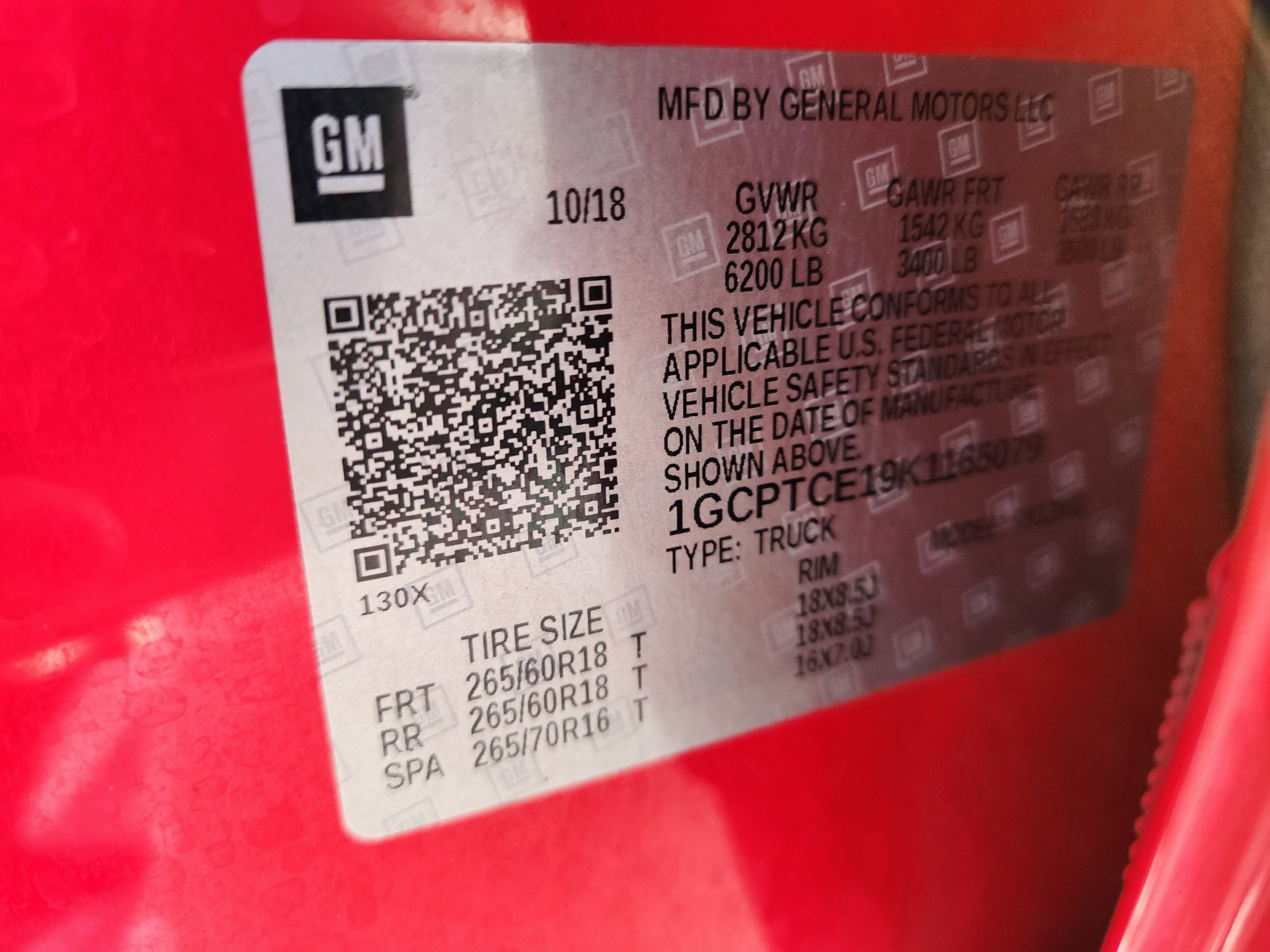 2019 Chevrolet Colorado 4WD LT