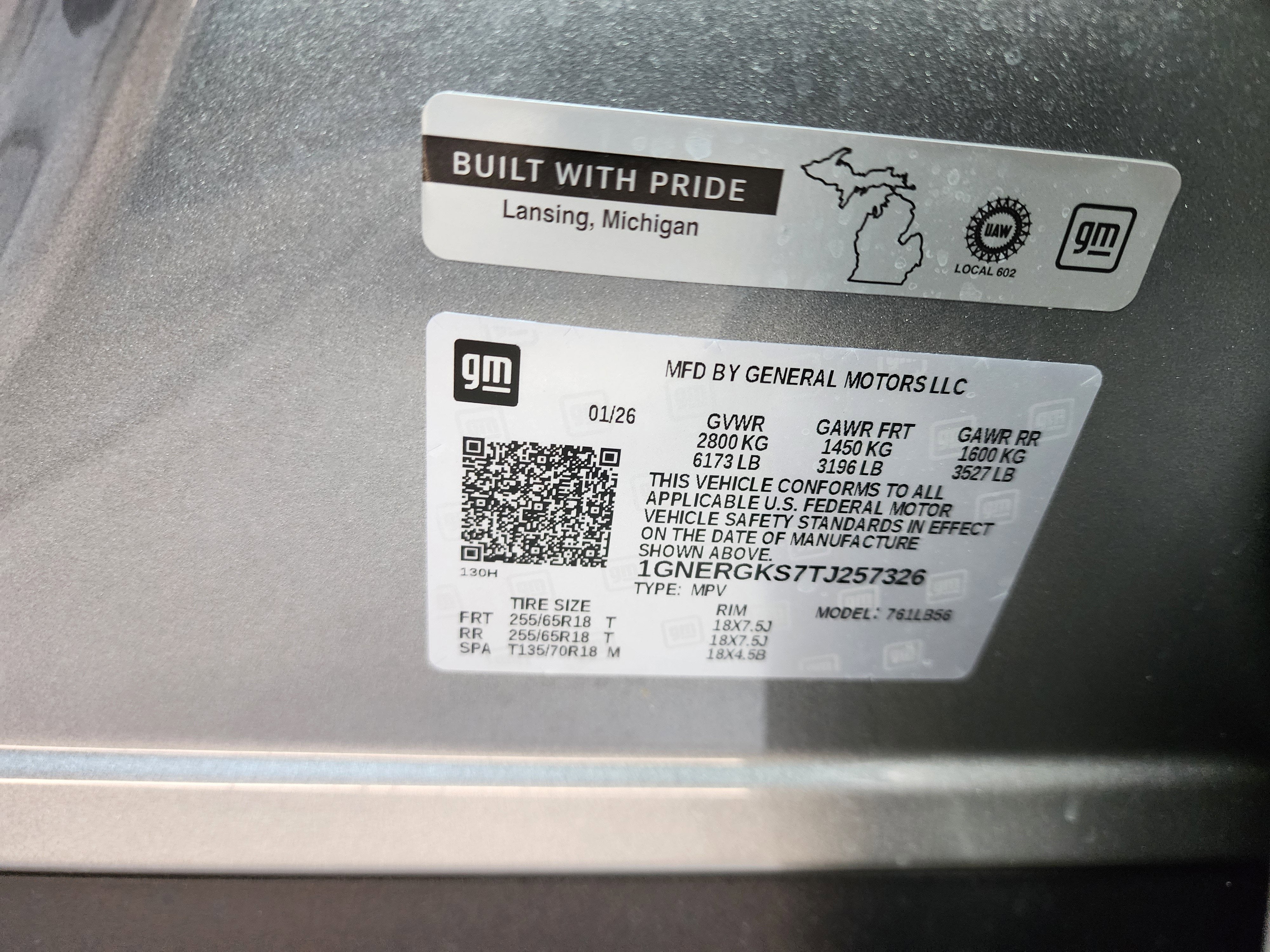 2026 Chevrolet Traverse LT