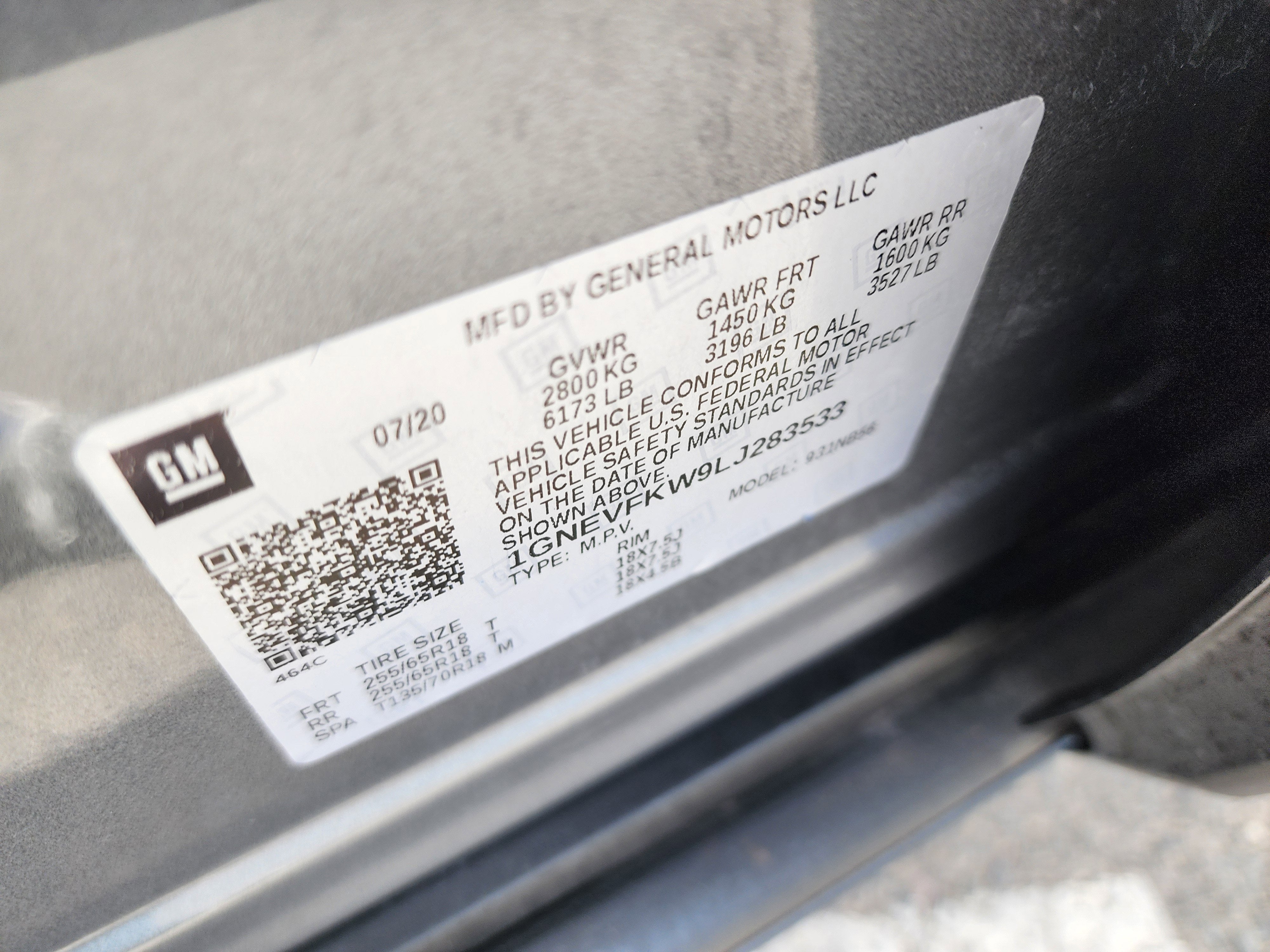 2020 Chevrolet Traverse LS