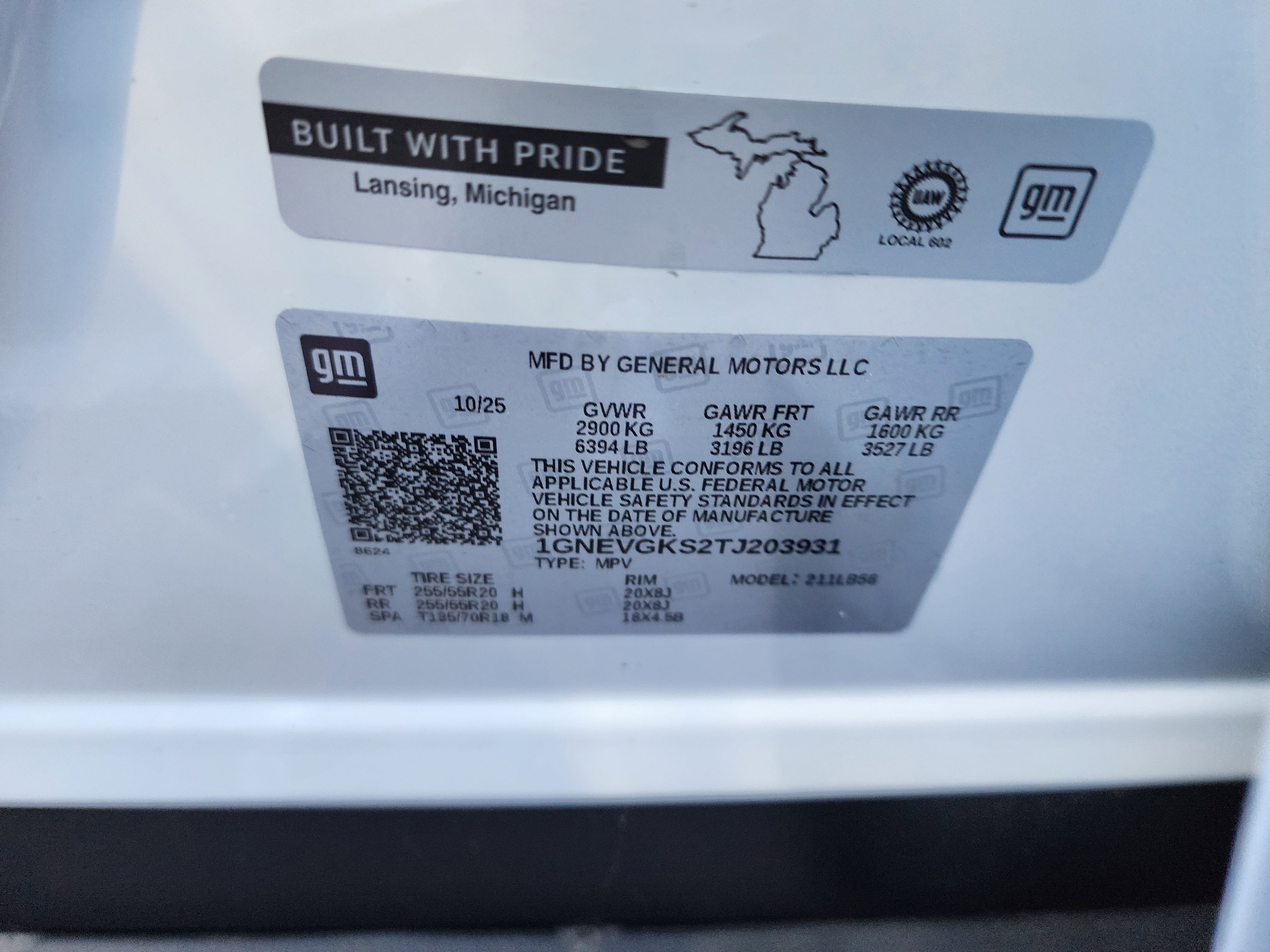 2026 Chevrolet Traverse LT