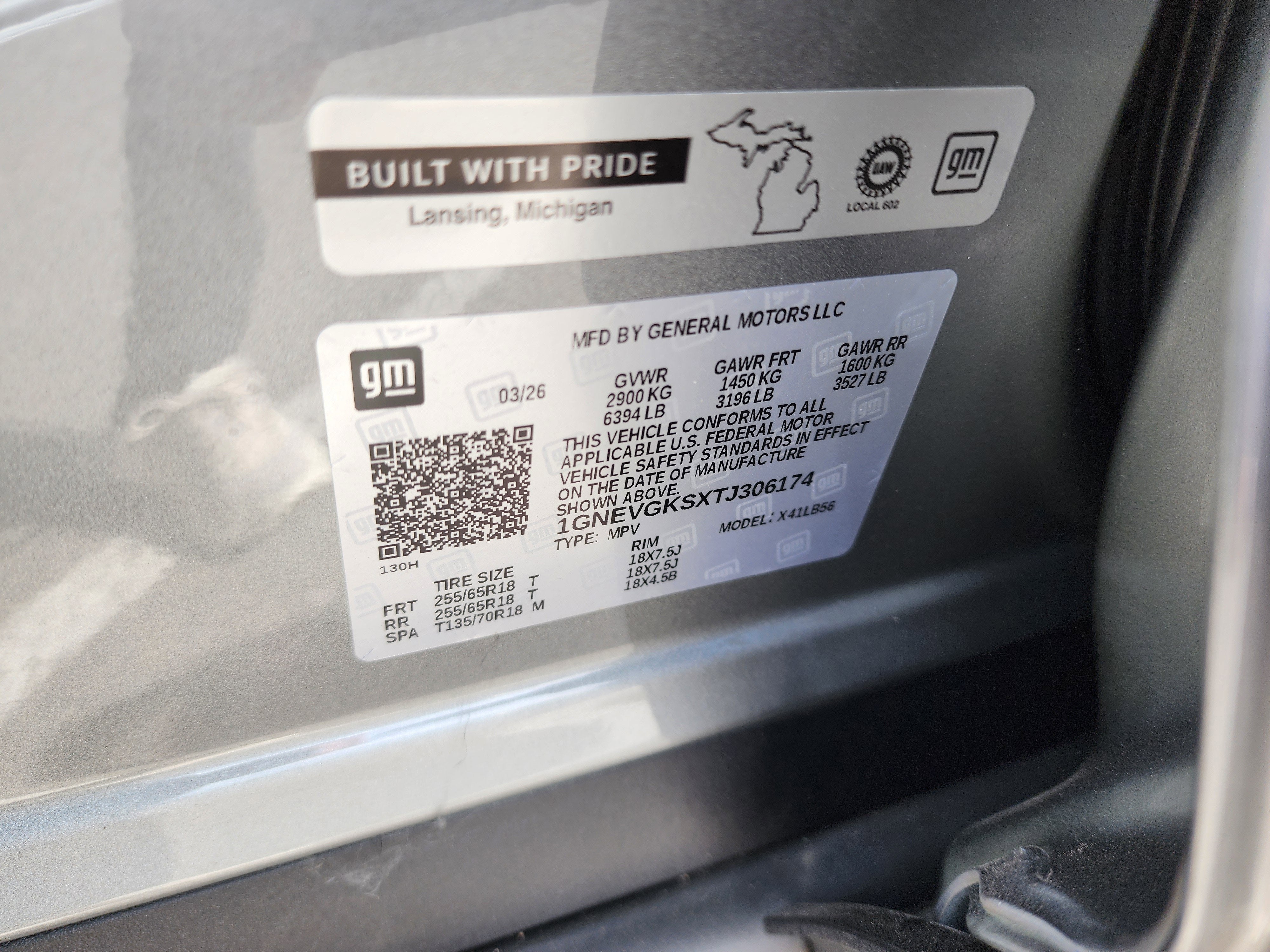 2026 Chevrolet Traverse LT