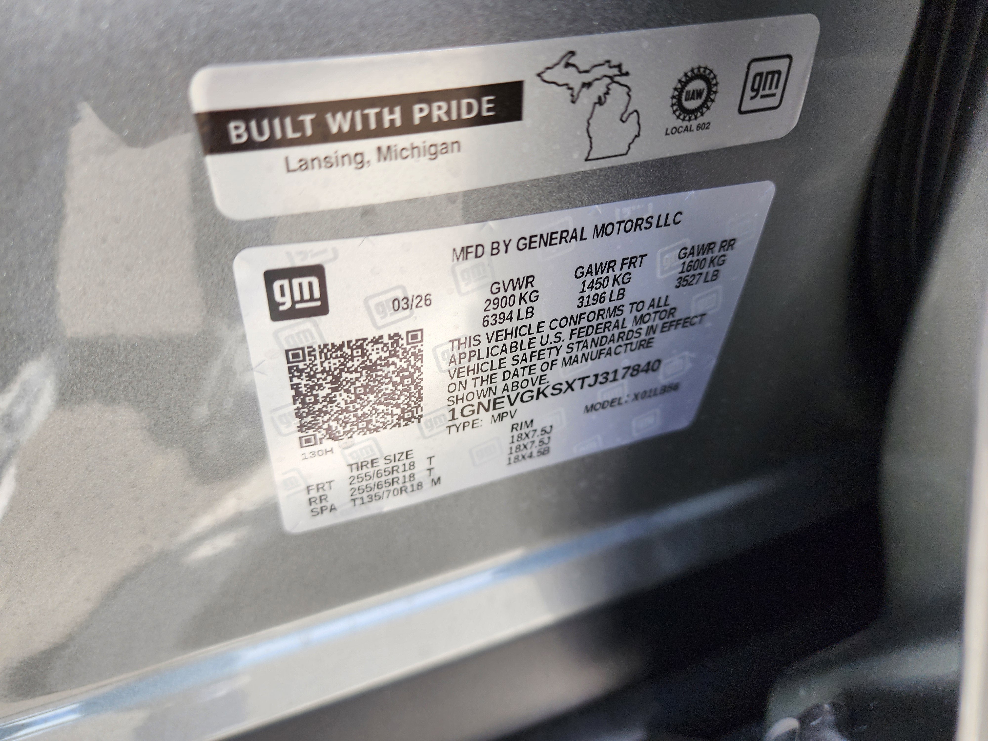 2026 Chevrolet Traverse LT