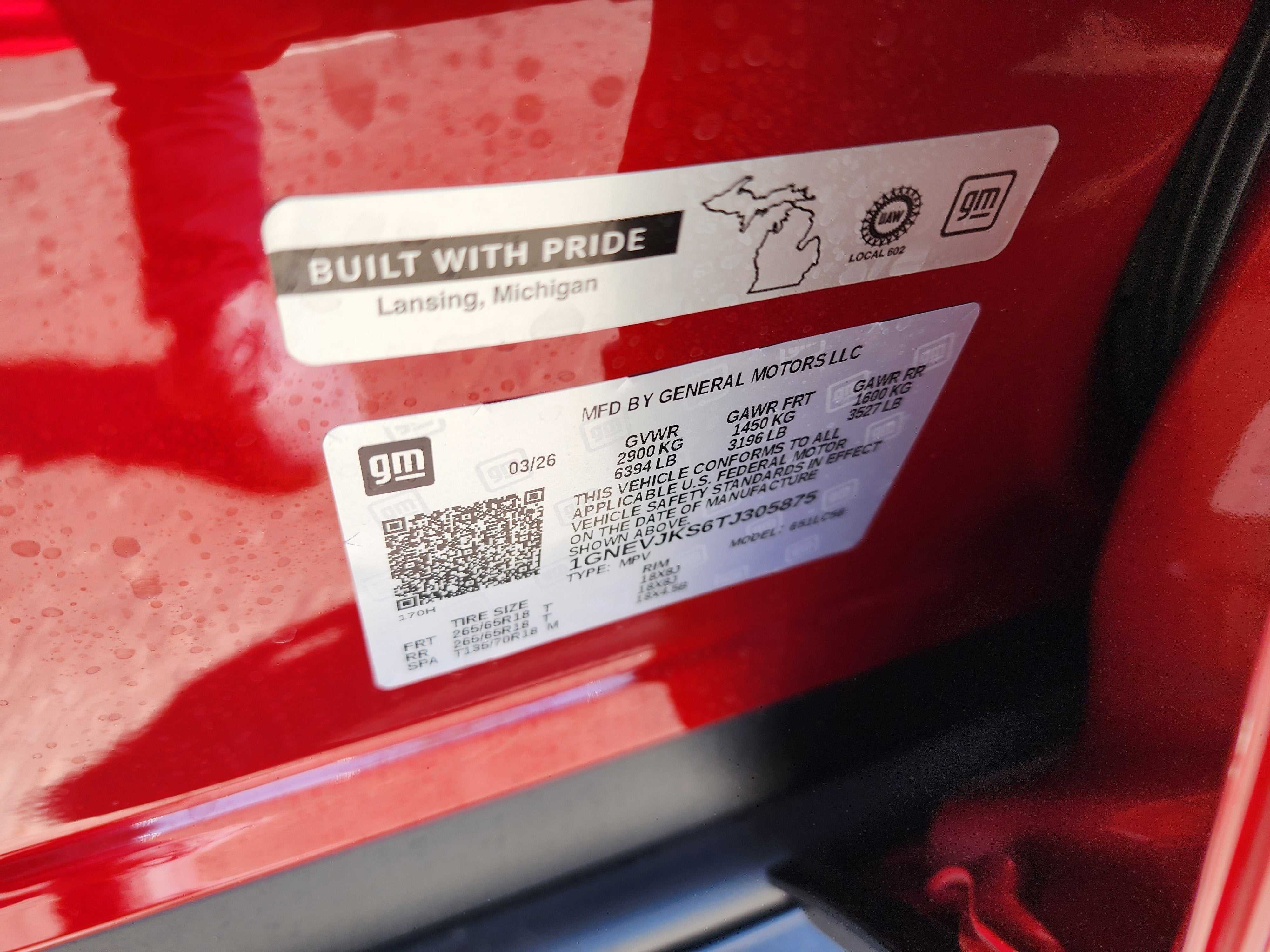 2026 Chevrolet Traverse Z71