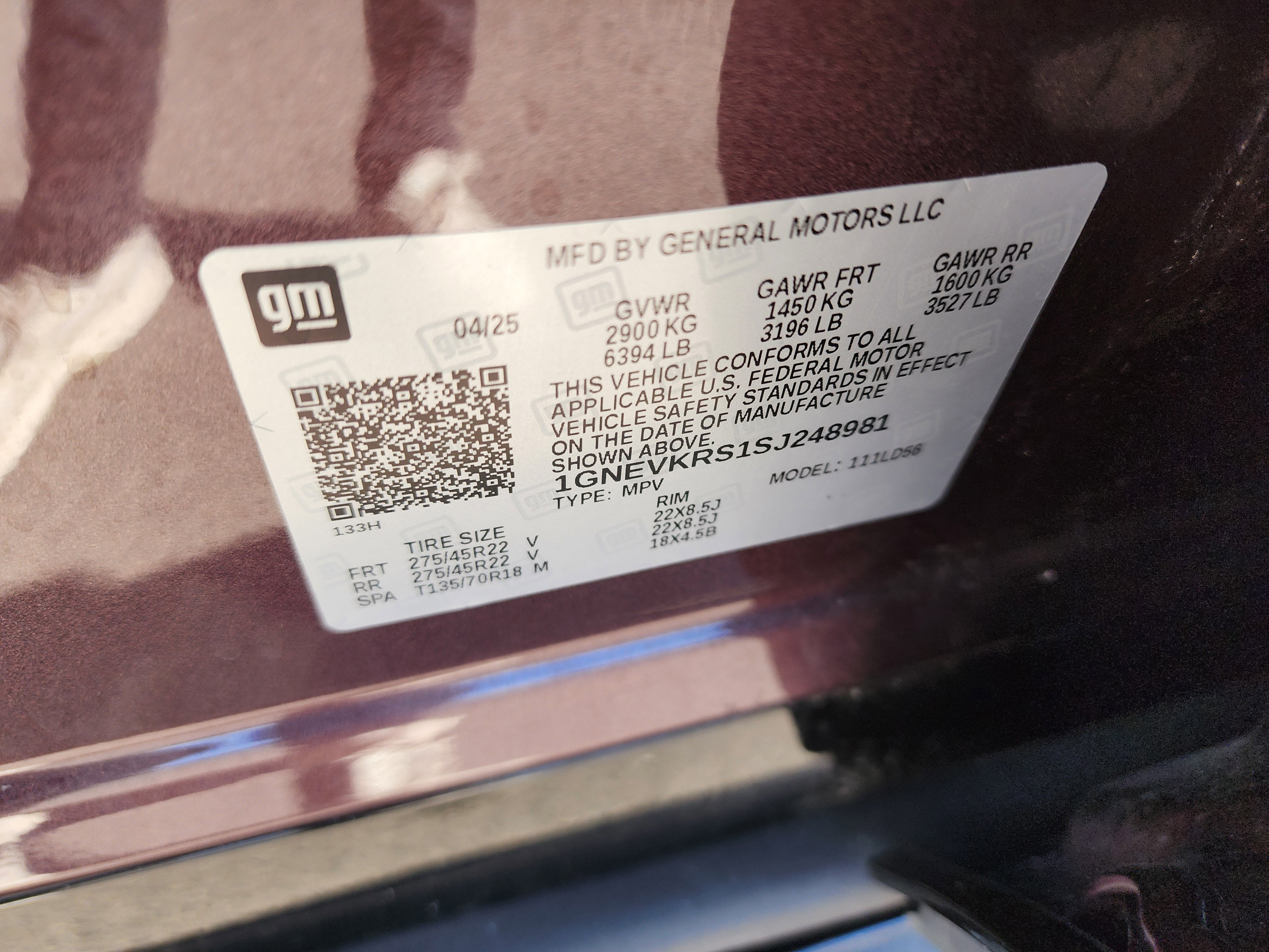 2025 Chevrolet Traverse High Country