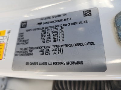 2022 Chevrolet Suburban Z71