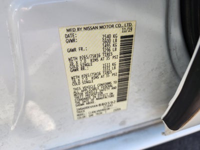 2019 Nissan Frontier PRO-4X