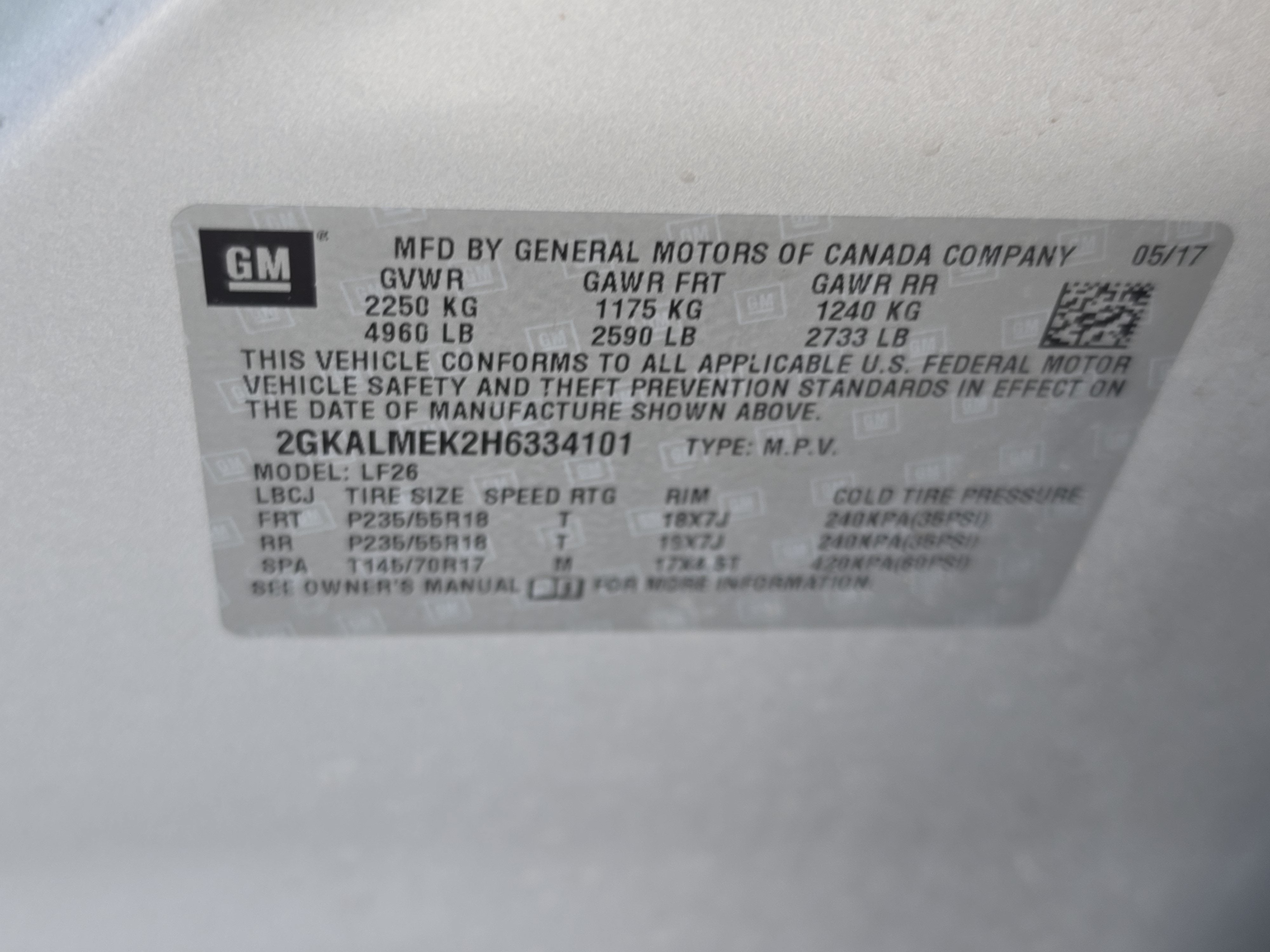 2017 GMC Terrain SLE