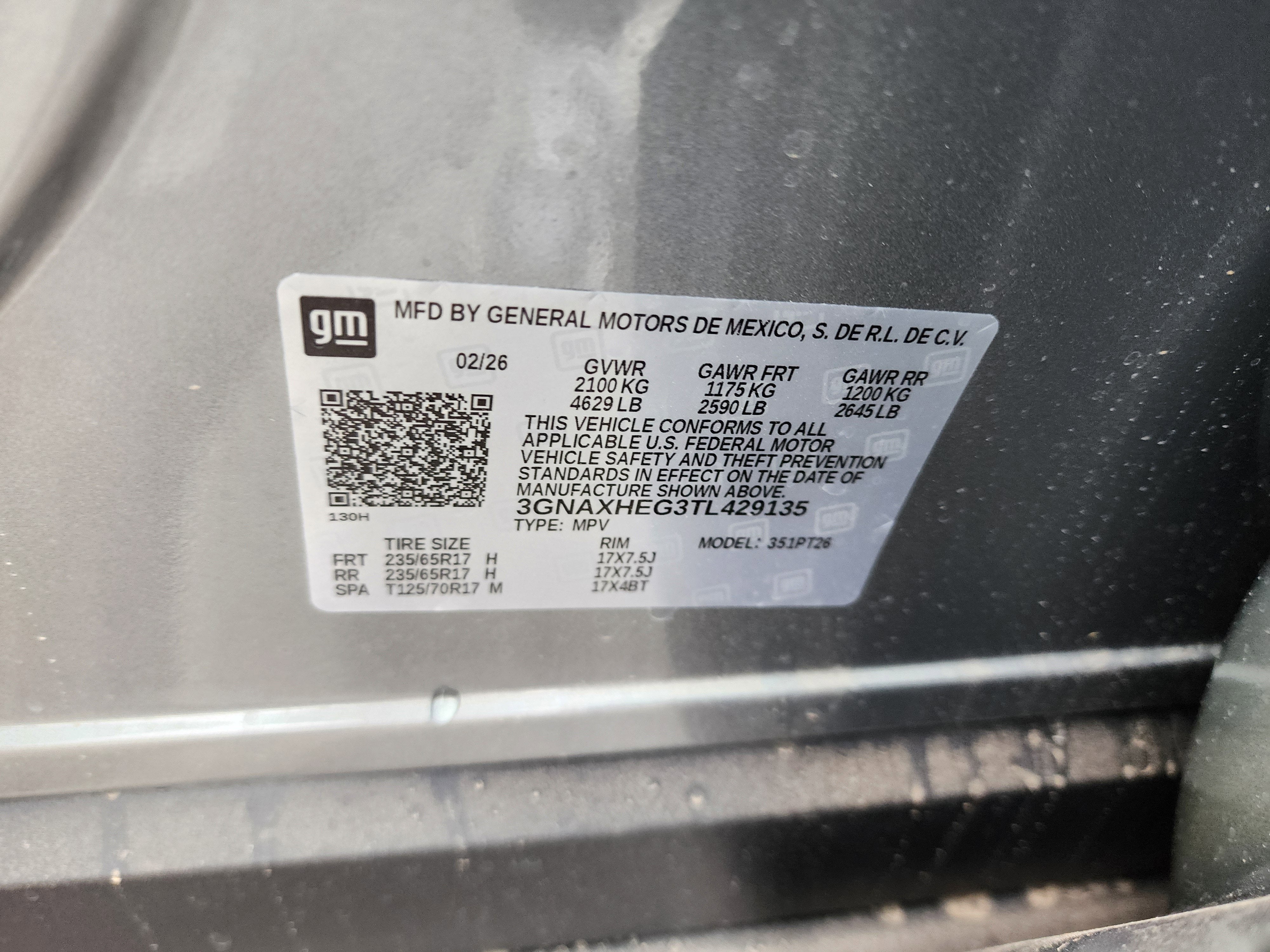 2026 Chevrolet Equinox LT