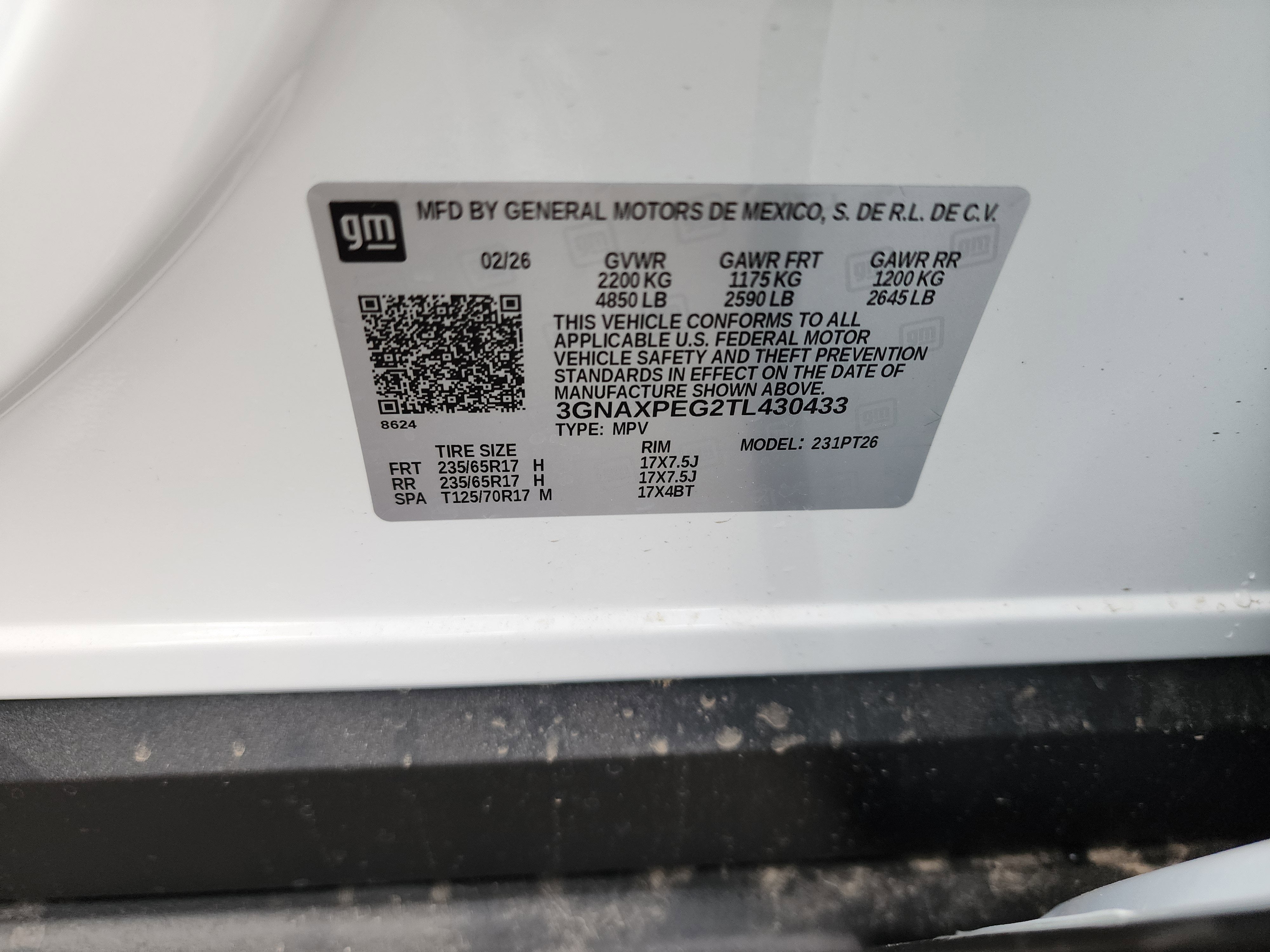 2026 Chevrolet Equinox LT