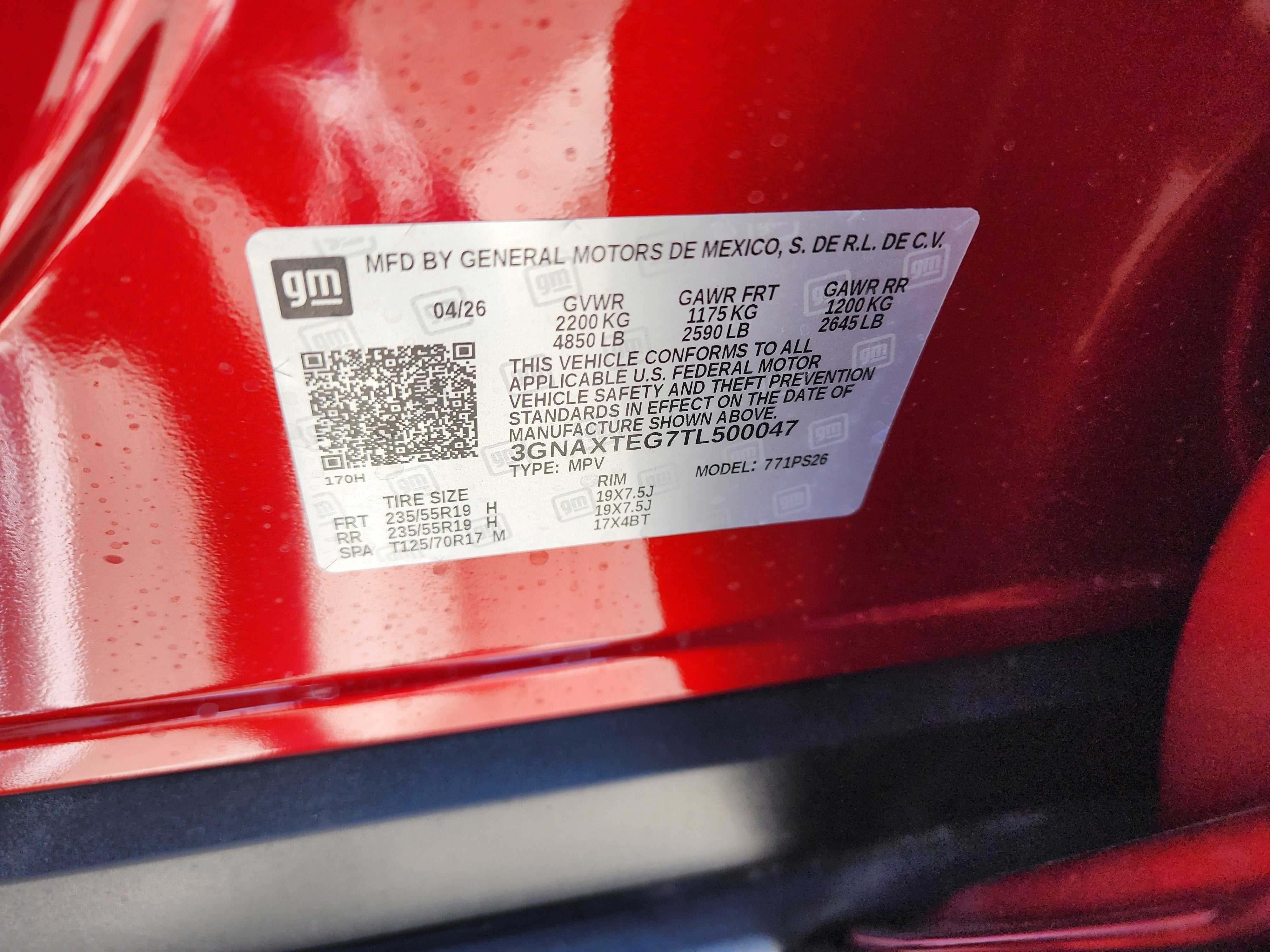 2026 Chevrolet Equinox RS
