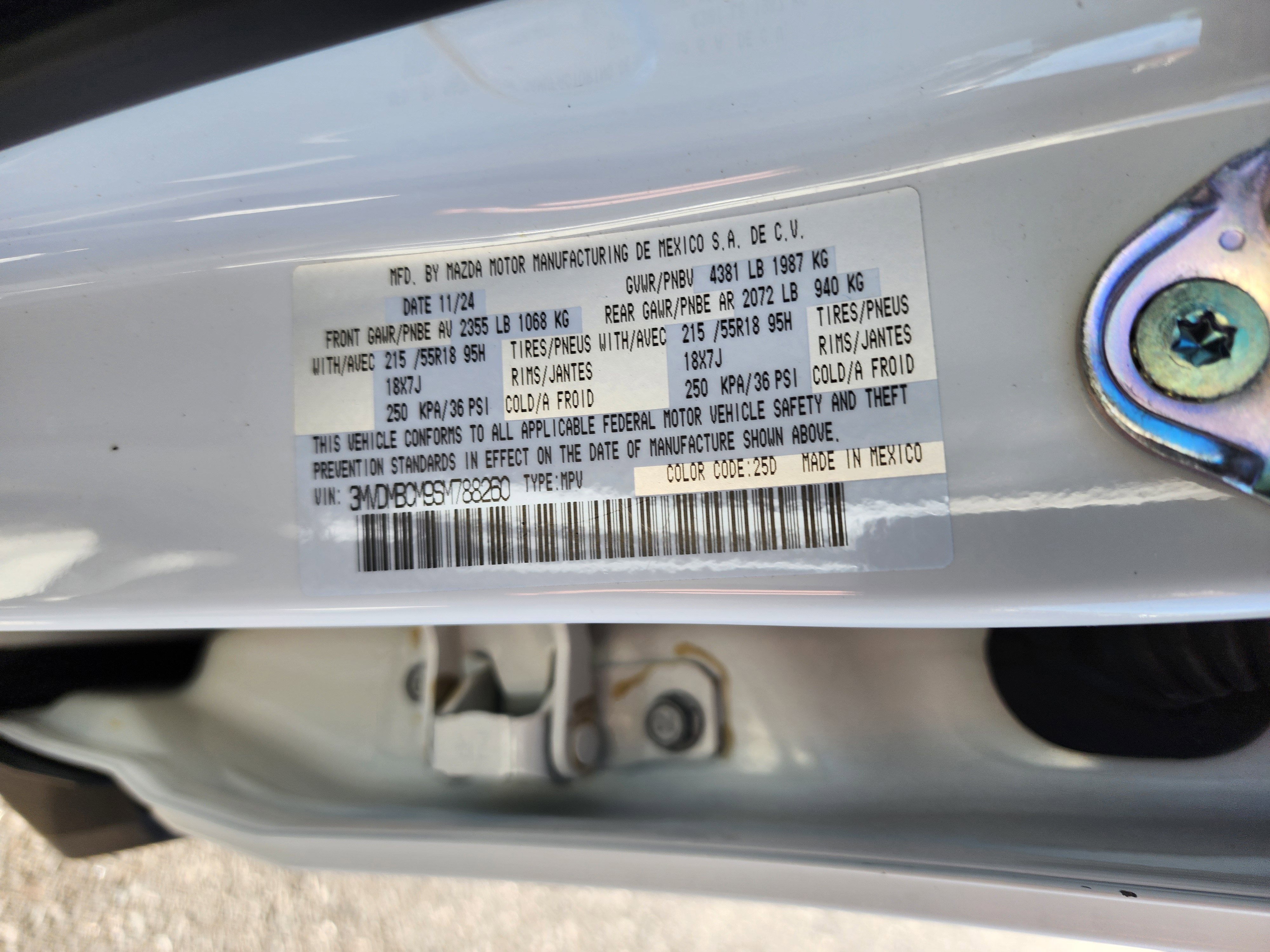 2025 Mazda Mazda CX-30 2.5 S Preferred Package