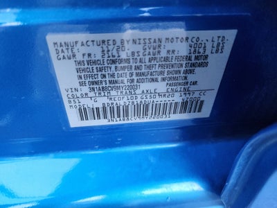 2021 Nissan Sentra SV