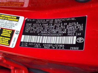 2025 Toyota Camry LE