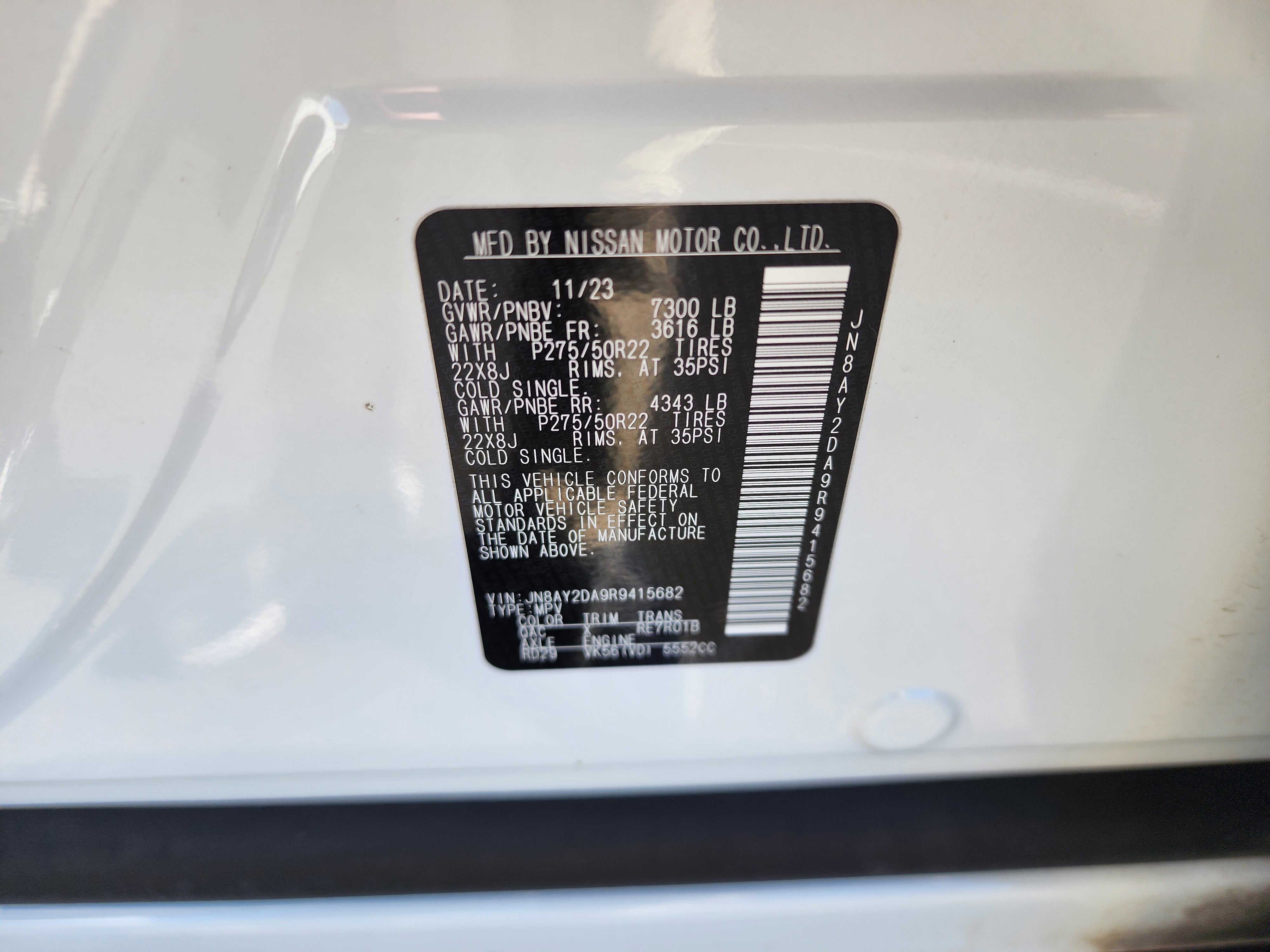 2024 Nissan Armada Platinum