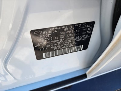 2022 Hyundai Sonata SEL