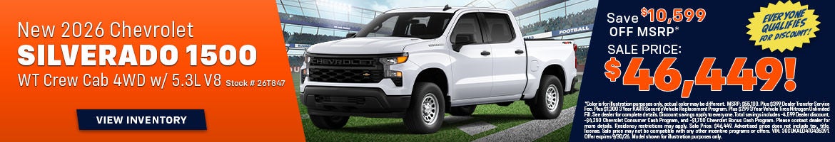 1500 Silverado WT Offer