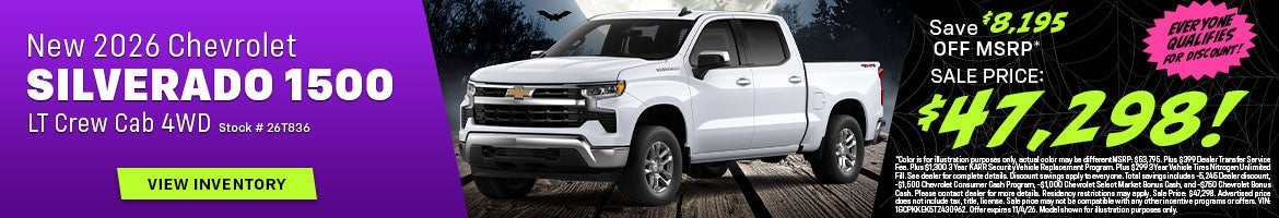 Silverado 1500 Offer