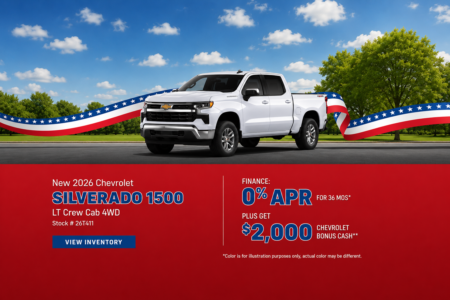 New 2026 Chevrolet Silverado 1500 LT Crew Cab 4WD